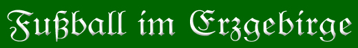 Fussball im Erzgebirge